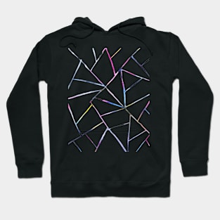 Geometric Watercolor Design Hoodie